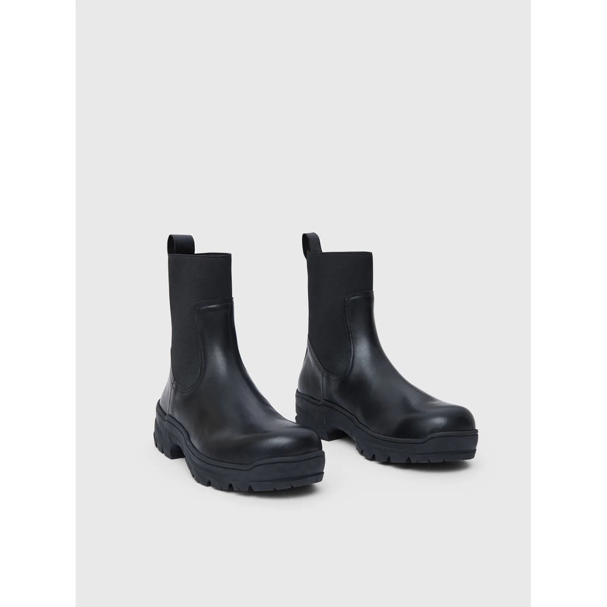 ATP Atelier Feltre Leather Ankle Boot in Black – a case of you