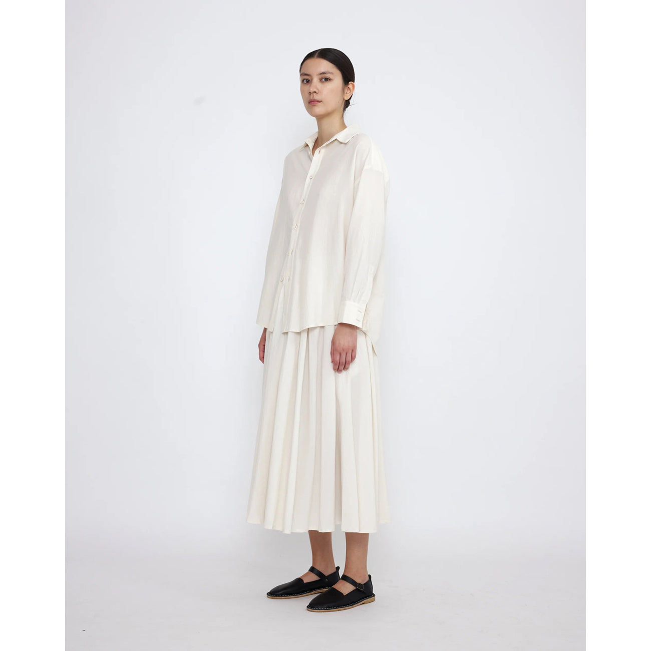 soft prairie skirt in antique white