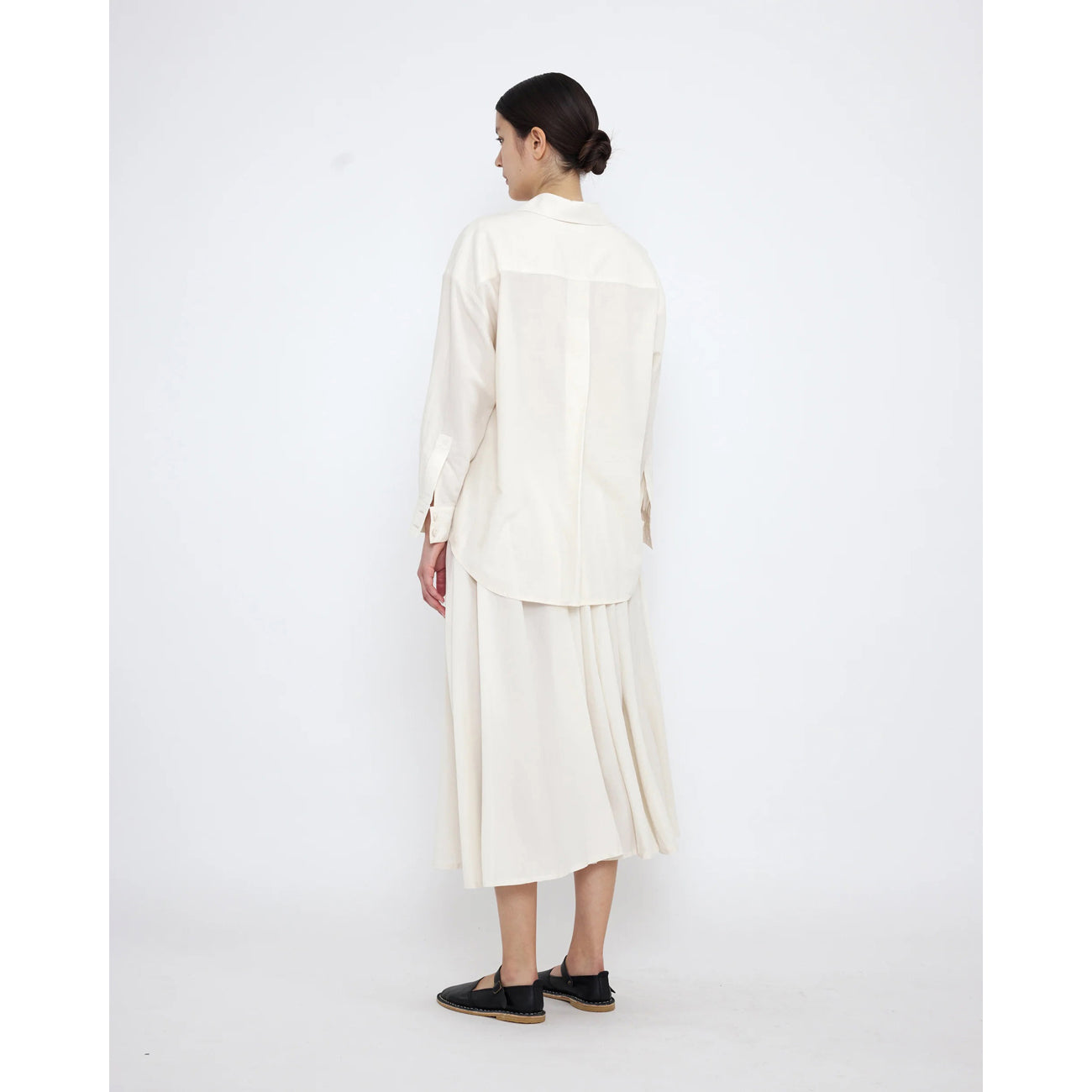 soft prairie skirt in antique white