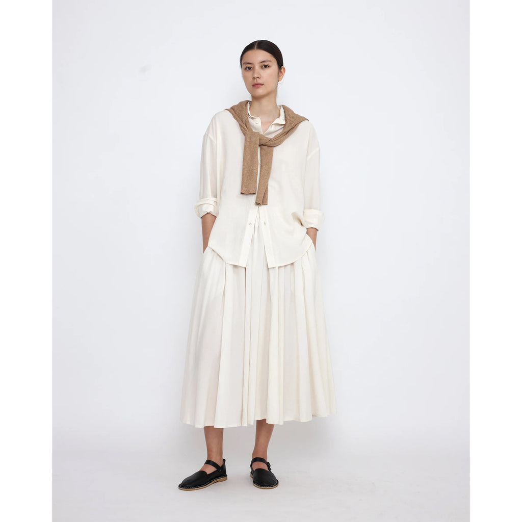 soft prairie skirt in antique white