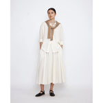 soft prairie skirt in antique white