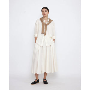 soft prairie skirt in antique white
