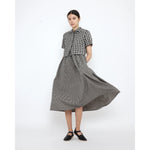 v-neck playdress in gingham