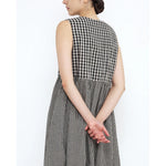 v-neck playdress in gingham