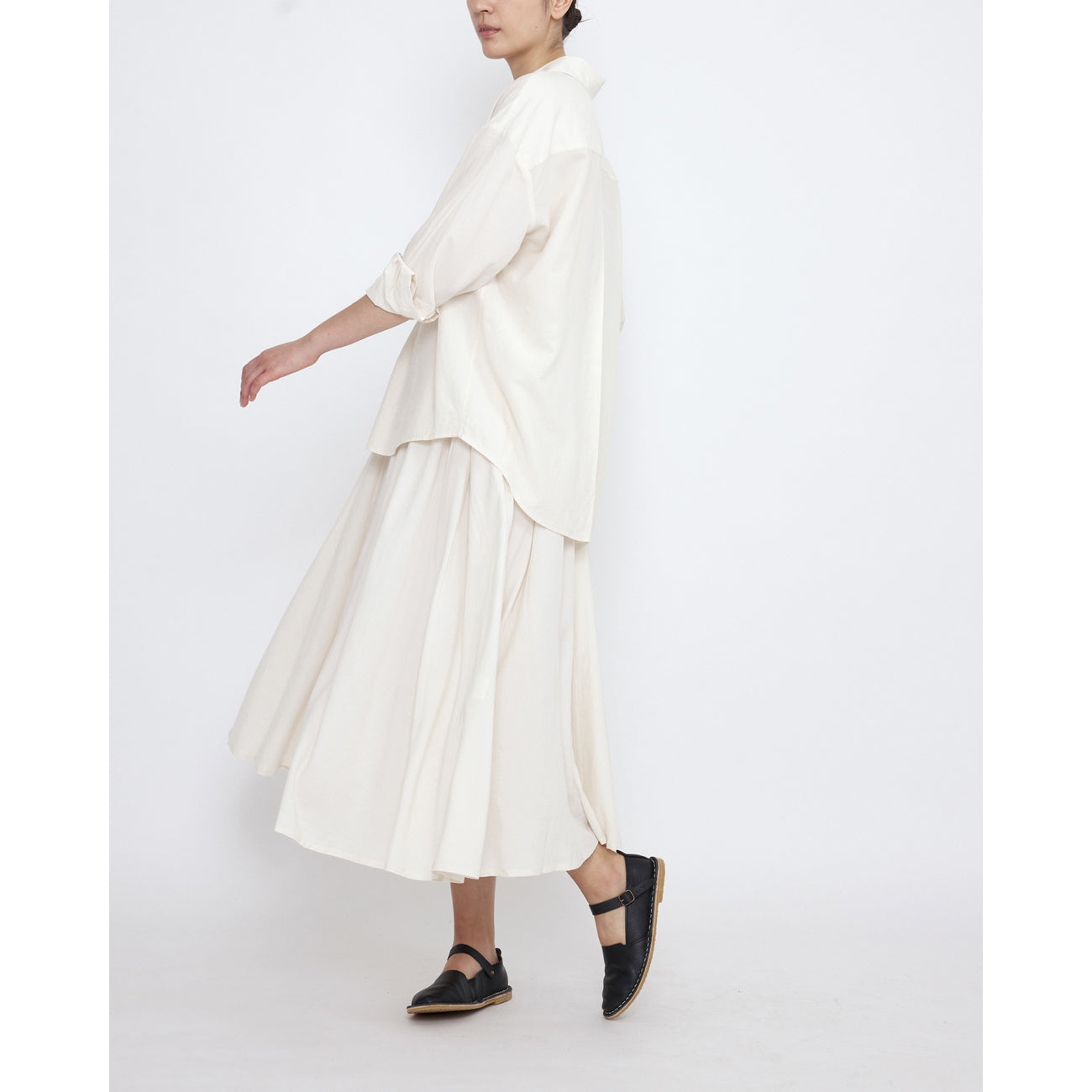 soft prairie skirt in antique white