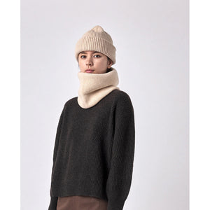 yak beanie in cream