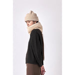 yak beanie in cream
