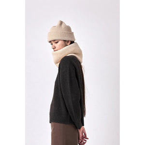 yak beanie in cream