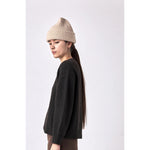 yak beanie in cream