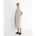 cocoon tent dress in oatmeal