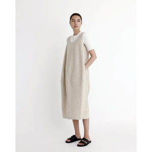 cocoon tent dress in oatmeal