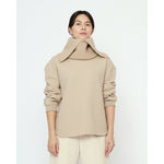 yak collar in almond