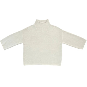 mock turtleneck in natural