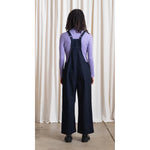 overall jumper in dark denim