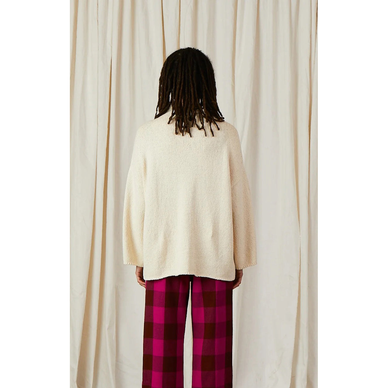 mock turtleneck in natural