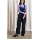 overall jumper in dark denim