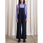 overall jumper in dark denim