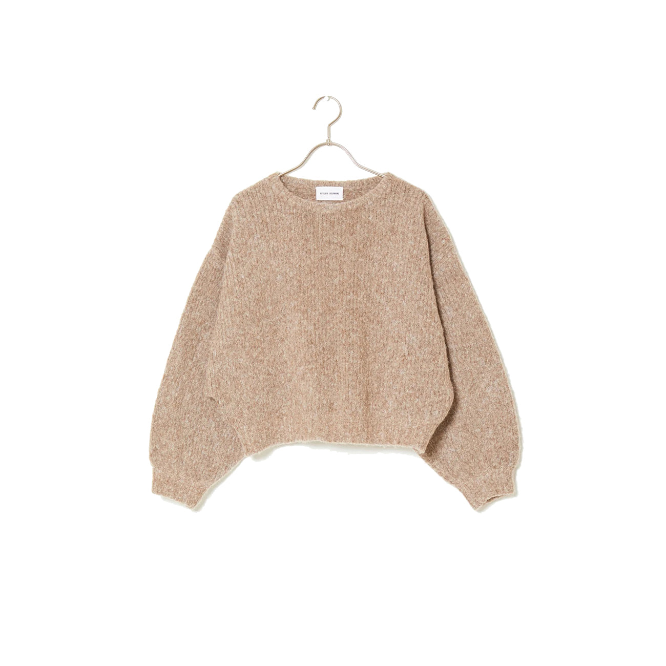 balloon sleeve sweater in deer