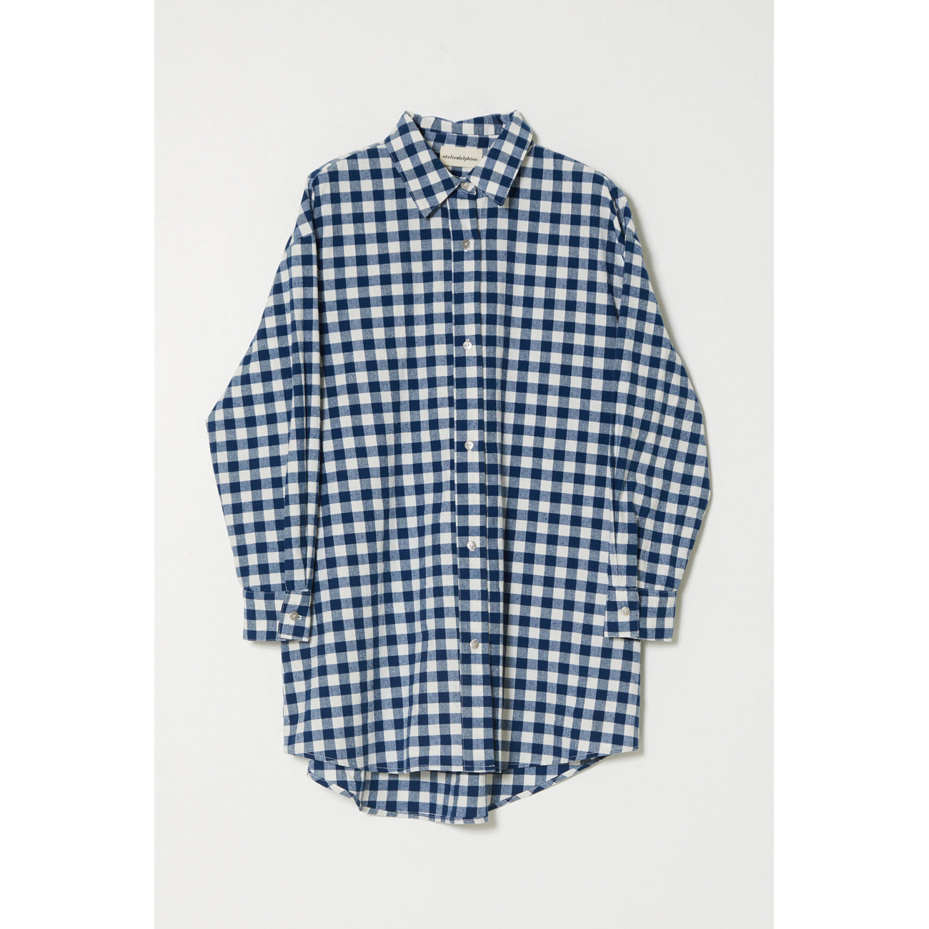 oversized overlay in gingham