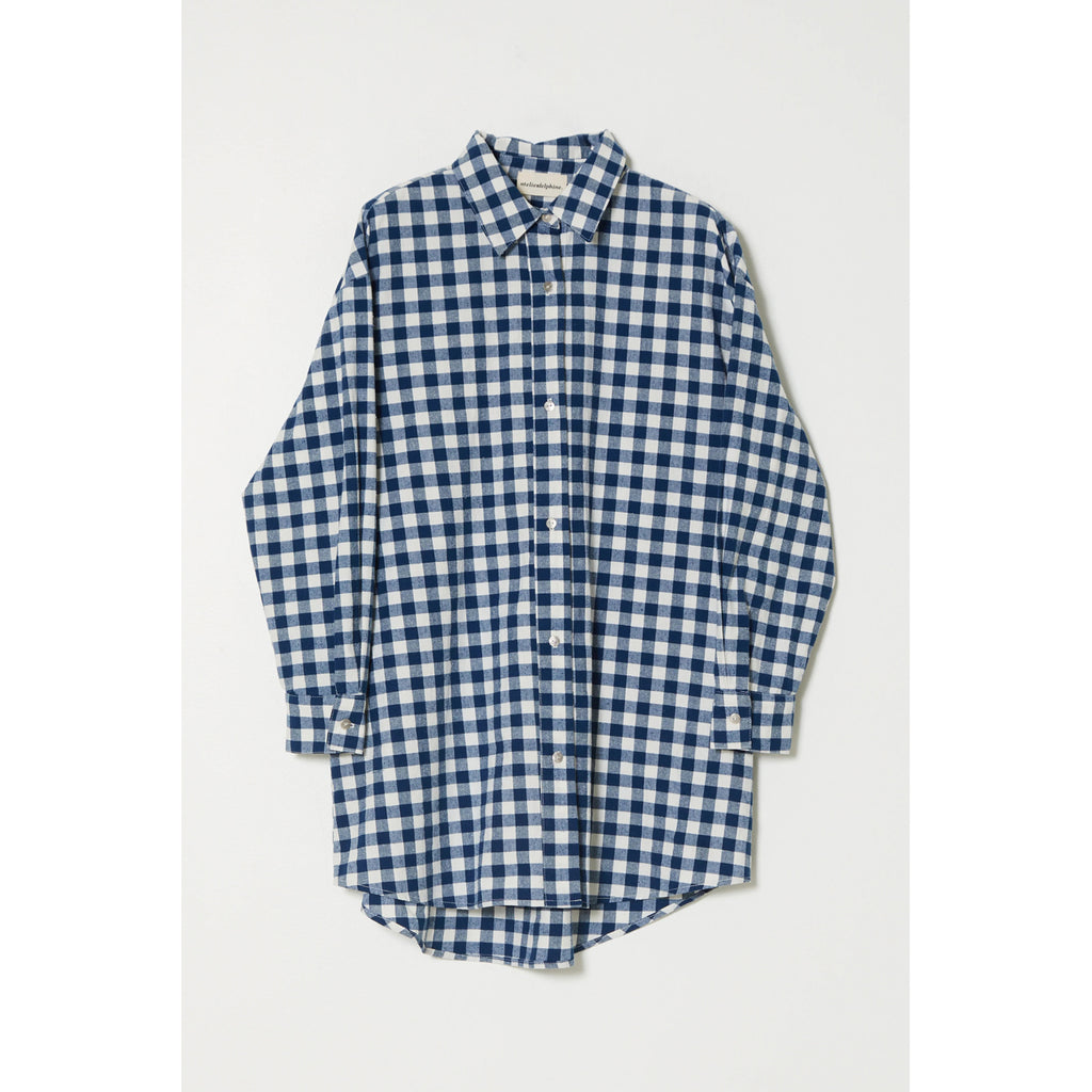 oversized overlay in gingham
