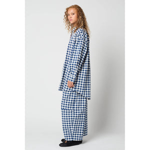 oversized overlay in gingham