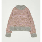sierra sweater in lavender / stone