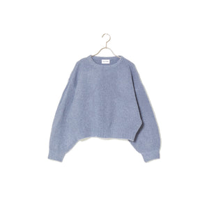 balloon sleeve sweater in slate
