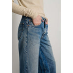 reworked culotte in vintage indigo