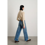 reworked culotte in vintage indigo