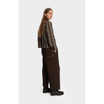 luna trouser in brown