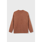 mohair sweater in toffee