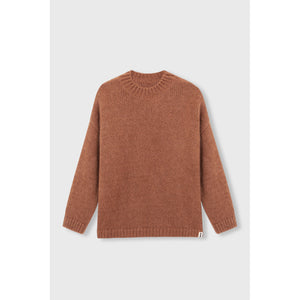 mohair sweater in toffee