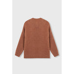 mohair sweater in toffee