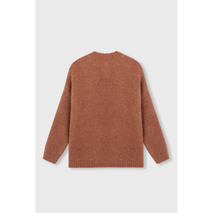 mohair sweater in toffee