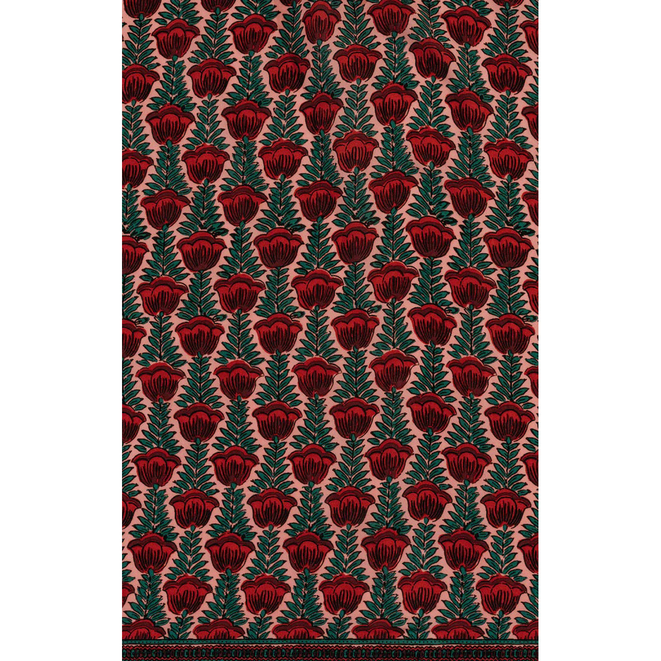 square scarf in tulip venetian red