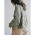 nogu handknit pullover in iron