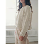 nogu handknit pullover in crema
