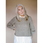 nogu handknit pullover in iron