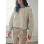 nogu handknit pullover in crema