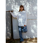 hollis oversized shirt in salt