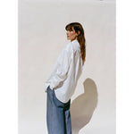 hollis oversized shirt in salt