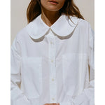 hollis oversized shirt in salt
