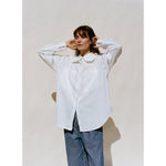 hollis oversized shirt in salt