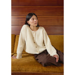 quinn cardigan in ivory