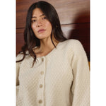 quinn cardigan in ivory