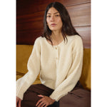 quinn cardigan in ivory