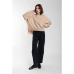 cashmere shell sweater in sand