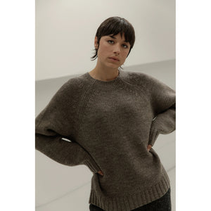 channel sweater in root