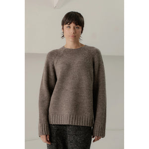 channel sweater in root