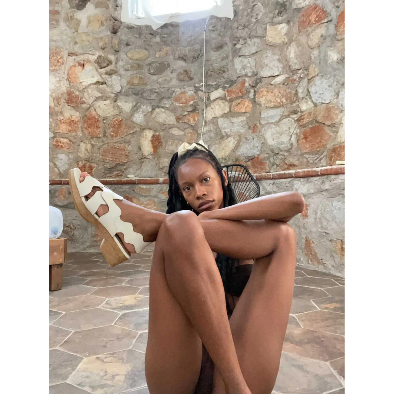 wiggle clog in off white